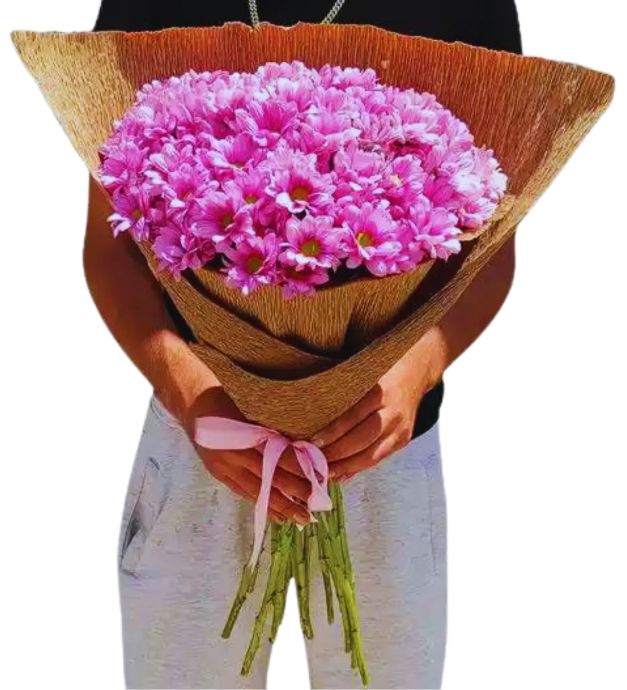 Pembe Papatya Buketi